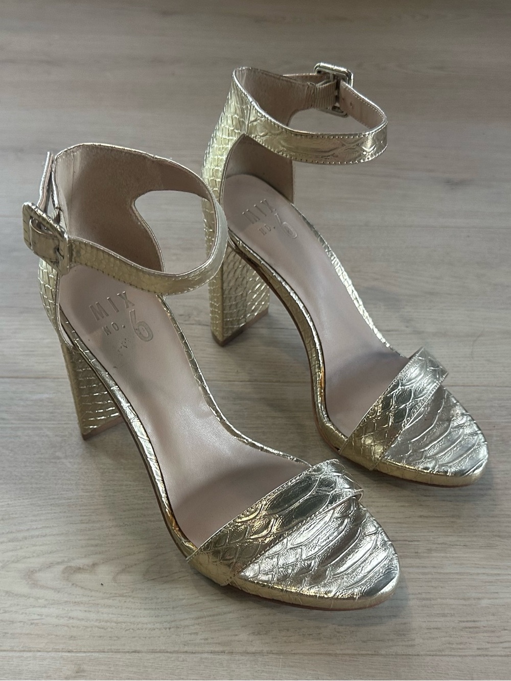 Mix No. 6 Gold Heels